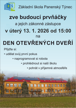 otevřené dveře školy