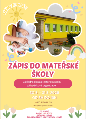 Zápis MŠ