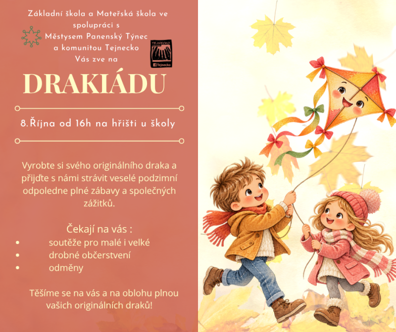 dřevěný drak na obloze
